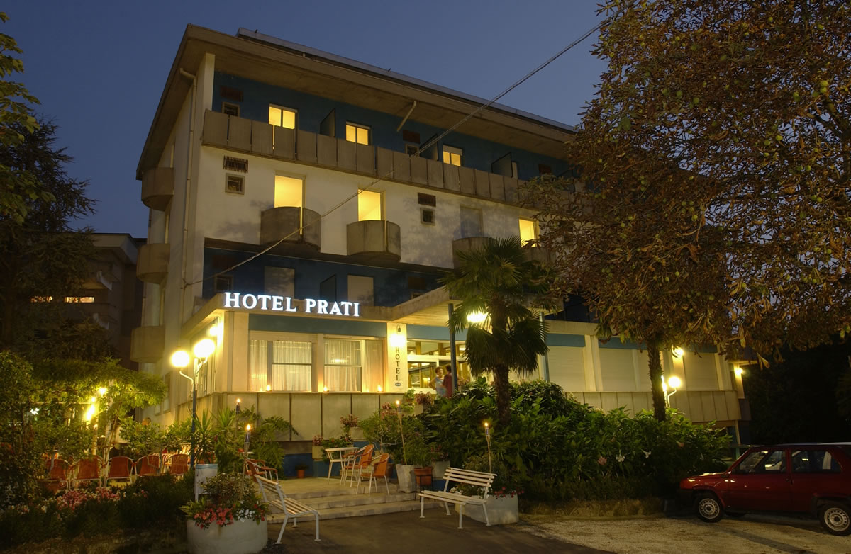 Vista notturna Hotel Prati